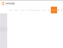 Tablet Screenshot of centriply.com